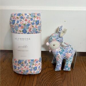 Floral Stuffed Deer Toy